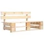 Pallet furniture 4 pieces and cushions made of impregnated pine wood. by , Garden sets - Ref: Foro24-3066753, Price: 391,44 €...