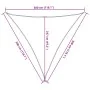 Terracotta HDPE sail shade 160 g/m² 3x3x3 m by , Umbrellas - Ref: Foro24-311362, Price: 20,59 €, Discount: %