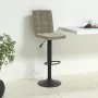 Light gray velvet kitchen stool by , Kitchen stools - Ref: Foro24-335752, Price: 83,21 €, Discount: %