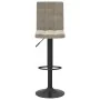 Light gray velvet kitchen stool by , Kitchen stools - Ref: Foro24-335752, Price: 83,21 €, Discount: %