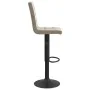 Taburete de cocina de terciopelo gris claro de , Taburetes de cocina - Ref: Foro24-335752, Precio: 83,21 €, Descuento: %