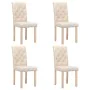 Esszimmerstühle, 4 Stück, Stoff in Cremefarbe. von , Essstühle - Ref: Foro24-336860, Preis: 242,11 €, Rabatt: %