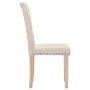 Esszimmerstühle, 4 Stück, Stoff in Cremefarbe. von , Essstühle - Ref: Foro24-336860, Preis: 242,11 €, Rabatt: %