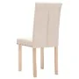Dining chairs 4 units, cream-colored fabric by , dining chairs - Ref: Foro24-336860, Price: 242,11 €, Discount: %