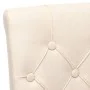 Dining chairs 4 units, cream-colored fabric by , dining chairs - Ref: Foro24-336860, Price: 242,11 €, Discount: %