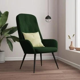 Dark green velvet recliner by , Armchairs - Ref: Foro24-341196, Price: 95,72 €, Discount: %