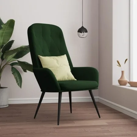 Sillón de relax de terciopelo verde oscuro de , Sillones - Ref: Foro24-341196, Precio: 95,40 €, Descuento: %