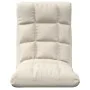 Silla de suelo plegable de tela crema de , Sillas de suelo - Ref: Foro24-336586, Precio: 72,64 €, Descuento: %
