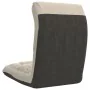 Folding floor chair in cream fabric by , Floor chairs - Ref: Foro24-336586, Price: 72,64 €, Discount: %