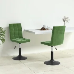 Drehstühle für Esszimmer, 2 Stück, dunkelgrüner Samt von , Essstühle - Ref: Foro24-335744, Preis: 114,42 €, Rabatt: %