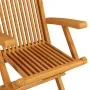 Gartenstühle 6 Stück Teakholz mit hellblauen Kissen von , Gartenstühle - Ref: Foro24-3062560, Preis: 443,04 €, Rabatt: %