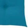 Gartenstühle 6 Stück Teakholz mit hellblauen Kissen von , Gartenstühle - Ref: Foro24-3062560, Preis: 443,04 €, Rabatt: %