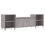 TV stand made of gray Sonoma plywood, measuring 160x35x55 cm. by , TV Furniture - Ref: Foro24-831338, Price: 91,85 €, Discoun...