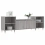 TV stand made of gray Sonoma plywood, measuring 160x35x55 cm. by , TV Furniture - Ref: Foro24-831338, Price: 91,85 €, Discoun...