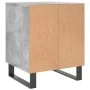 Bedside table made of gray concrete engineered wood, 40x35x50 cm by , Nightstands - Ref: Foro24-830740, Price: 31,64 €, Disco...
