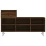 Schuhschrank aus braunem Eichenfurnierholz 102x36x60 cm. von , Schuhregale und Schuhorganisatoren - Ref: Foro24-831371, Preis...