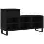 Mueble zapatero madera contrachapada negro 102x36x60 cm de , Zapateros y organizadores de calzado - Ref: Foro24-831373, Preci...