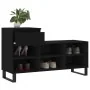Mueble zapatero madera contrachapada negro 102x36x60 cm de , Zapateros y organizadores de calzado - Ref: Foro24-831373, Preci...