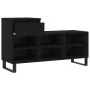 Mueble zapatero madera contrachapada negro 102x36x60 cm de , Zapateros y organizadores de calzado - Ref: Foro24-831373, Preci...