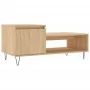 Oak Sonoma plywood coffee table 100x50x45 cm by , Coffee table - Ref: Foro24-830831, Price: 46,11 €, Discount: %