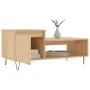 Mesa de centro madera contrachapada roble Sonoma 100x50x45 cm de , Mesas de centro - Ref: Foro24-830831, Precio: 46,20 €, Des...