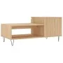 Mesa de centro madera contrachapada roble Sonoma 100x50x45 cm de , Mesas de centro - Ref: Foro24-830831, Precio: 46,20 €, Des...