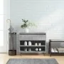 Shoe cabinet made of gray concrete plywood, measuring 70x36x60 cm. by , Shoe racks and shoe organizers - Ref: Foro24-831440, ...