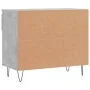 Shoe cabinet made of gray concrete plywood, measuring 70x36x60 cm. by , Shoe racks and shoe organizers - Ref: Foro24-831440, ...