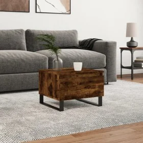 Engineered wood smoked oak coffee table 50x46x35 cm by , Coffee table - Ref: Foro24-830886, Price: 43,10 €, Discount: %