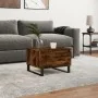Engineered wood smoked oak coffee table 50x46x35 cm by , Coffee table - Ref: Foro24-830886, Price: 43,10 €, Discount: %