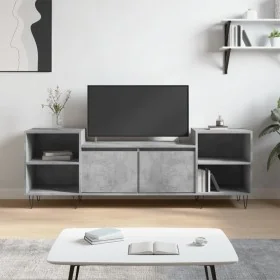Mueble para TV madera contrachapada gris hormigón 160x35x55 cm de , Muebles TV - Ref: Foro24-831344, Precio: 81,48 €, Descuen...