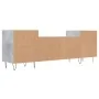 Mueble para TV madera contrachapada gris hormigón 160x35x55 cm de , Muebles TV - Ref: Foro24-831344, Precio: 81,48 €, Descuen...