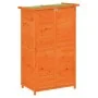 Garden tool shed made of brown pine wood, measuring 83x57x140 cm. by , Sheds - Ref: Foro24-172240, Price: 201,16 €, Discount: %