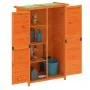 Garden tool shed made of brown pine wood, measuring 83x57x140 cm. by , Sheds - Ref: Foro24-172240, Price: 201,16 €, Discount: %