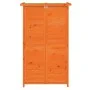 Garden tool shed made of brown pine wood, measuring 83x57x140 cm. by , Sheds - Ref: Foro24-172240, Price: 201,16 €, Discount: %