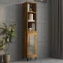 Wandschrank aus geräucherter Eichen-Ingenieurholz 34,5x32,5x90 cm. von , Regale und Regale - Ref: Foro24-817456, Preis: 36,81...