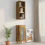 Wandschrank aus geräucherter Eichen-Ingenieurholz 34,5x32,5x90 cm. von , Regale und Regale - Ref: Foro24-817456, Preis: 36,81...