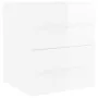 Engineered wood bathroom vanity unit in glossy white, 41x38.5x48 cm by , Bathroom furniture - Ref: Foro24-804689, Price: 48,8...