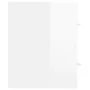 Engineered wood bathroom vanity unit in glossy white, 41x38.5x48 cm by , Bathroom furniture - Ref: Foro24-804689, Price: 48,8...