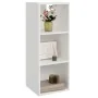 Wandschrank aus weißem Ingenieurholz 34,5x32,5x90 cm von , Regale und Regale - Ref: Foro24-812483, Preis: 40,31 €, Rabatt: %