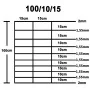 Galvanized silver steel garden fence 50x1 m by , fence panels - Ref: Foro24-149498, Price: 86,37 €, Discount: %