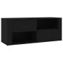 Fernsehmöbel aus schwarzem Sperrholz 100x35x40 cm von , TV-Möbel - Ref: Foro24-823100, Preis: 70,72 €, Rabatt: %