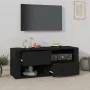 Fernsehmöbel aus schwarzem Sperrholz 100x35x40 cm von , TV-Möbel - Ref: Foro24-823100, Preis: 70,72 €, Rabatt: %