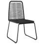 Garden chairs 6 units black synthetic rattan by , Garden chairs - Ref: Foro24-313113, Price: 316,04 €, Discount: %