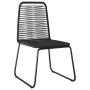 Gartenstühle 6 Stück Kunststoff-Rattan Schwarz von , Gartenstühle - Ref: Foro24-313113, Preis: 316,33 €, Rabatt: %