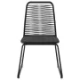 Gartenstühle 6 Stück Kunststoff-Rattan Schwarz von , Gartenstühle - Ref: Foro24-313113, Preis: 316,33 €, Rabatt: %