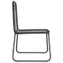Gartenstühle 6 Stück Kunststoff-Rattan Schwarz von , Gartenstühle - Ref: Foro24-313113, Preis: 316,33 €, Rabatt: %