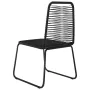 Gartenstühle 6 Stück Kunststoff-Rattan Schwarz von , Gartenstühle - Ref: Foro24-313113, Preis: 316,33 €, Rabatt: %