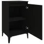 Nachttisch aus schwarzem Sperrholz 40x35x70 cm von , Nachttische - Ref: Foro24-819646, Preis: 50,24 €, Rabatt: %