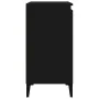 Black plywood bedside table 40x35x70 cm by , Nightstands - Ref: Foro24-819646, Price: 50,83 €, Discount: %